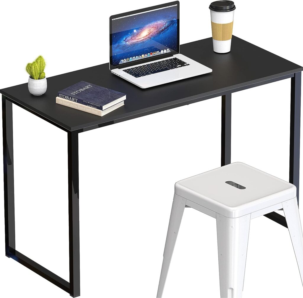 SHW Home Office 32-Inch Computer Desk, Black