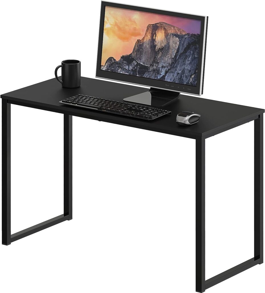 SHW Home Office 32-Inch Computer Desk, Black